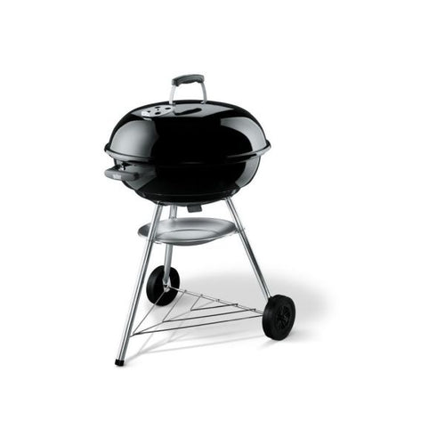 Weber 57cm Black Compact Kettle Charcoal Barbecue (1321004)