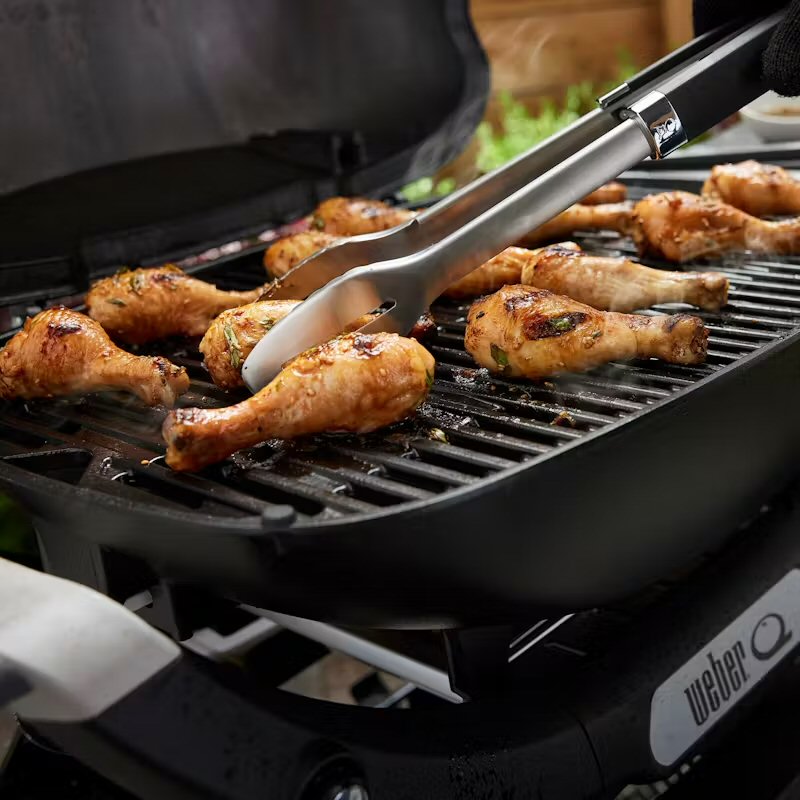 Weber Q 2200N Gas Barbecue with Side Tables and Compact Stand