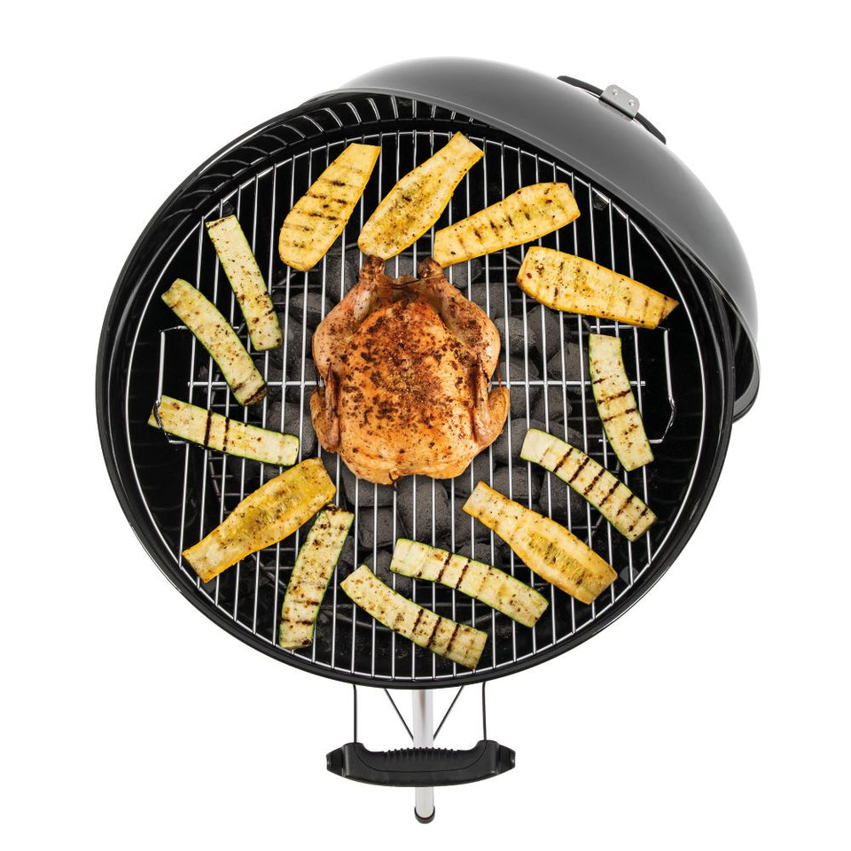 Weber 57cm Black Original Kettle E-5710 Charcoal Barbecue (14101004)