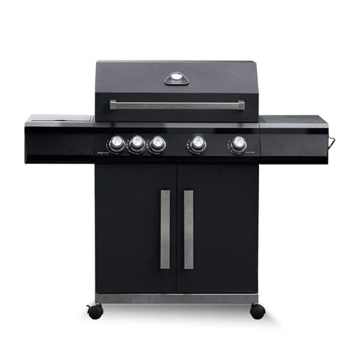 Grillstream Stealth 4 Burner Gas and Charcoal BBQ with Side Burner