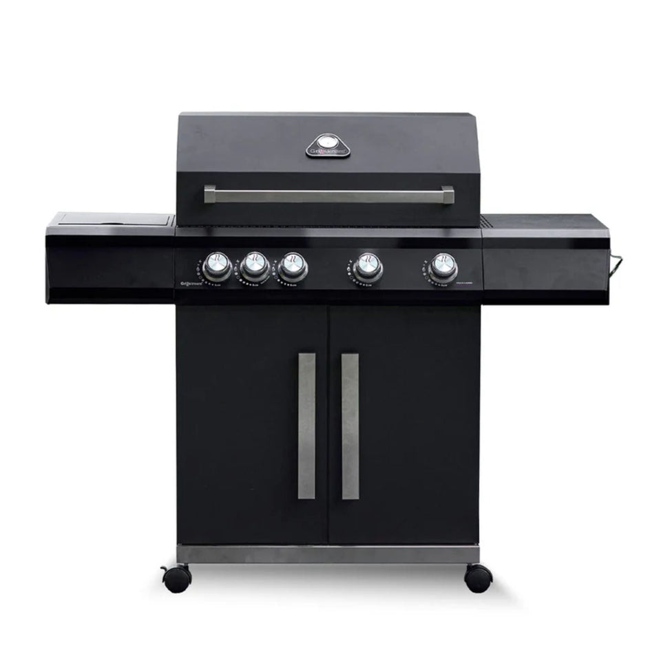 Grillstream Stealth 4 Burner Gas and Charcoal BBQ with Side Burner